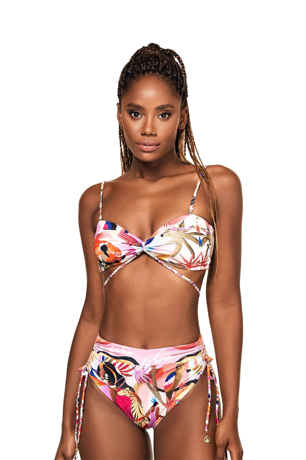 Marie Jo Swim LA GOMERA Deep Sea Coral padded strapless bikini top | Rigby  & Peller United States