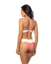 Color Block Plunge Underwire Bikini Set