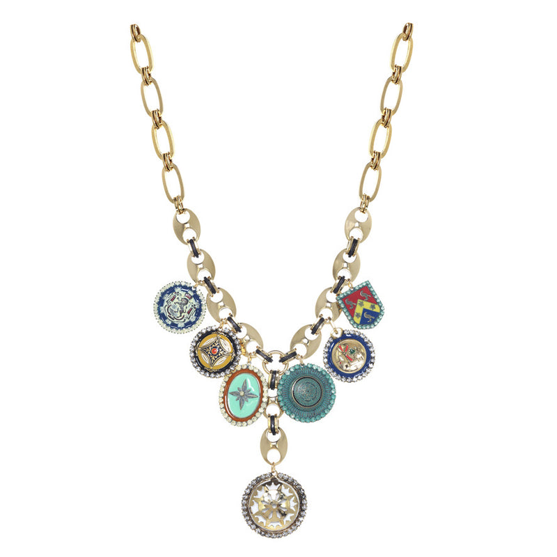 TOVA Multi Charm Necklace